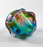 Fluid Rocks: Mesmerizing Glass Sculptures by Flavie Audi - Inspiration Grid | Design Inspiration : French artist Flavie Audi creates absolutely gorgeous sculptural pieces using her unique glassblowing techniques. “Flavie Audi creates dazzled encounters wi