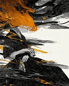 水墨 98 风|乱菊|死神 - 小红书