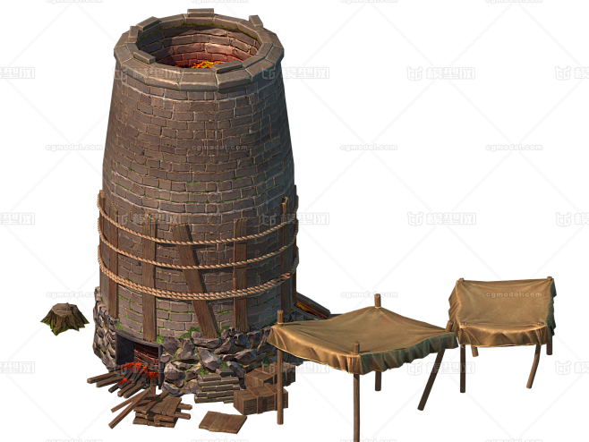 冶炼炉，古代炼钢炉，铁匠铺，古代治炼炉，砖窑，铸造熔炉