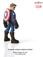 Captain America Civil War: Infinity, B Allen : BAllen modeled the Captain America Civil War  character for Disney Infinity.