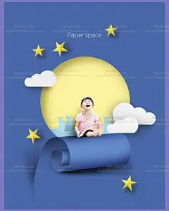 超赞10款立体几何扁平化儿童摄影写真PSD海报模板DM平面设计素材-淘宝网