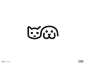 #设计秀#猫 &狗 logo设计 ​​​​~