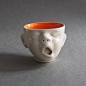 Baby Head Cup love this! http://www.etsy.com/shop/SusanKniffinDavidson?ref=sr_similar_target: 