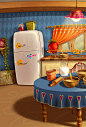 "Kidy" kitchen : Illustration for TV advertising