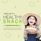 健康美食 新鲜水果 美食 海报 儿童海报广告海报平面设计