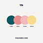 Colours.Cafe on Instagram: “Colour 176 . #0b5b67 #e89292 #f6baba #f8dd8e . #colors #color #colours #colour #palette #colorscheme #colourscheme #ui #colorful…”