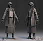 Man clothing (worn) -  The Sinking City, Yura Sholudchenko : Man clothing (worn) from The Sinking City video game. These are generic elements for the Character Editor (I'll write more about it later). I made model, shading, lighting. Textures was done by 