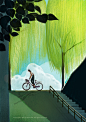 light summer ILLUSTRATION  artwork Adobe Photoshop Illustrator photoshop sunshine girl Drawing 