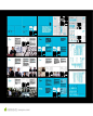 世界版式设计300强——企业宣传画册ai矢量模板