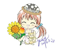我是恐龙国王  的插画 挽猫的女孩子