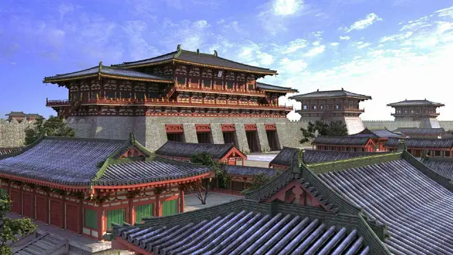 大明宫复原图_百度图片搜索-花瓣网