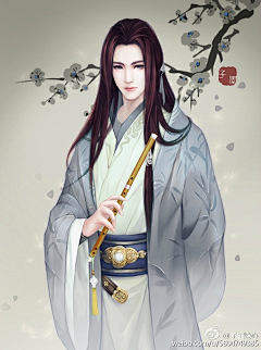 白辞采集到古风人物男.