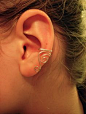 Simple wire ear cuff, but elegant