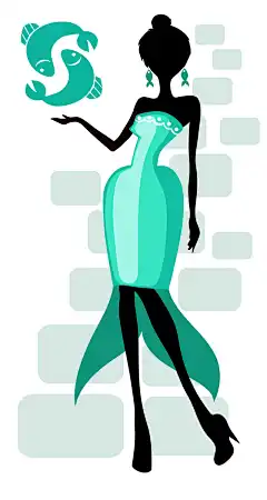 双鱼座美女剪影|艺术剪影|剪影艺术|少女轮廓剪影|剪影插画|插画素材|macdown剪影艺术插画素材