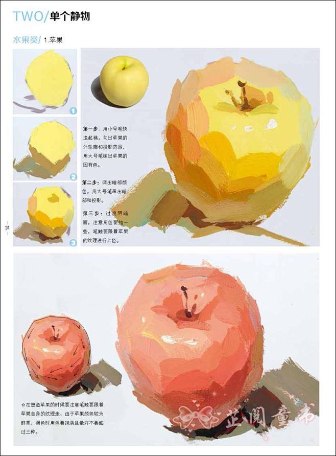 敲门砖色彩静物入门有道从照片到色彩静物色...