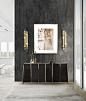 AMBIENCE DARIAN SIDEBOARD AND DRAYCOTT II WALL | LUXXU