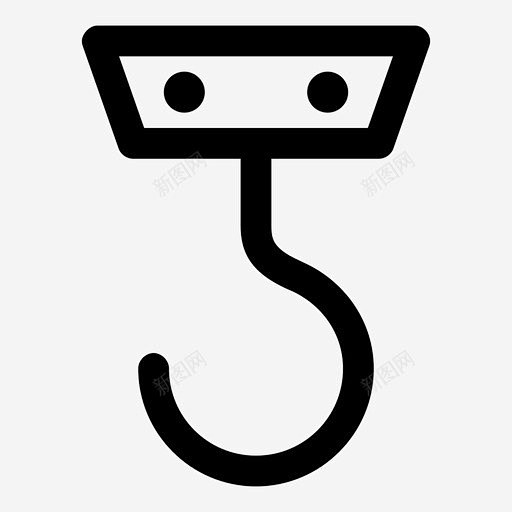 吊钩运输刺穿图标 运输 icon 标识 标志 UI图标 设计图片 免费下载 页面网页 平面电商 创意素材