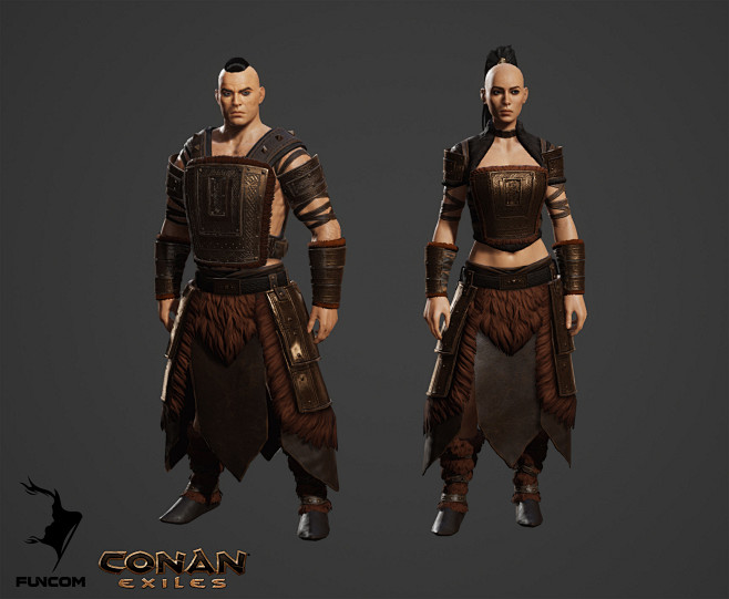 Conan Exiles armor and clothing, part 2, Jenni Lambertsson A selection of clothing and armor I