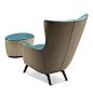 Poltrona Frau Mamy Blue Lounge Chair - Style # 558127x, Modern Armchair - Contemporary Armchair - Leather Armchair - Swivel Armchair | SwitchModern.com : . Modern Armchair - Contemporary Armchair - Leather Armchair - Swivel Armchair | SwitchModern.com