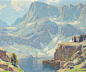 【色彩大师】美国绘画大师Edgar Payne的山脉峡谷柔情 ​​​​