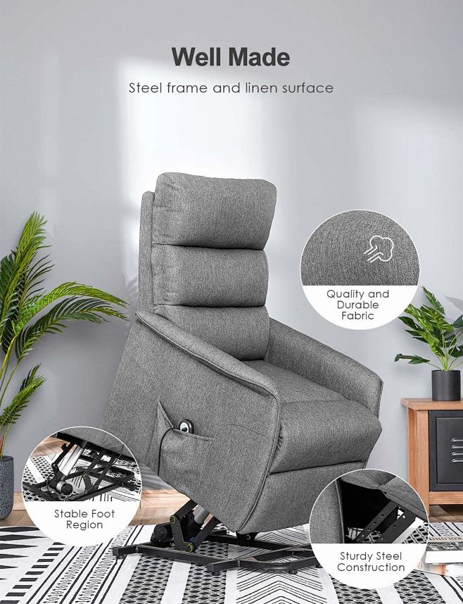 Kealive Lift Chair Recliner for Elderly, Power Electric