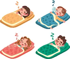 卡通小女孩睡觉插画  - 源文件下载【酷图网】可爱,小女孩,梦乡,安静,幸福,满足,童话,漫画,梦想,沉睡,安宁,祥和,温馨,幼儿,女孩,爱心,拥抱,心灵治愈,设计素材,高清图片,插图,卡通形象,插画,手绘,睡眠健康,健康,睡眠,睡觉,失眠,安眠药,健康生活,医疗,夜晚,扁平化