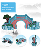 鱼缸造景套餐水族箱假山桥装饰树脂工艺品仿真古木桥石桥大中小号-tmall.com天猫