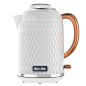 Breville Curve Collection Jug Kettle, 1.7L | Breville : The Breville Curve Collection plastic 1.7L jug kettle with a cream body and chrome accents. Update your kitchen with the matching 4 slice toaster.