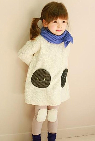 韩国童装童女童冬装2012新款绒加绒加厚...