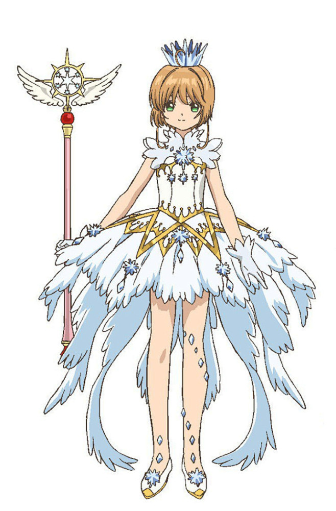 魔卡少女樱透明牌篇op中小樱的衣装设定图67676767