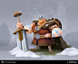 Characterdesign "Viking" : Personal work for practise