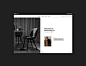 e-commerce Ecommerce Fashion  furniture high-end luxury uxui Webdesign Website