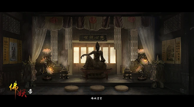 影视概念设计-场景-佛妖密室 图/郑成龙lvan图片_场景图片素材-花瓣网
