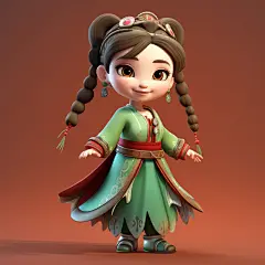 人物简约人物素材图AI图