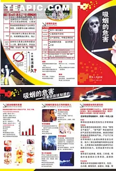 [吸烟有害健康宣传海报]
