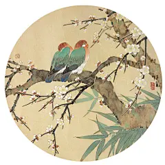 近现代书画喻继高作品(鸟)