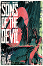 SONS OF THE DEVIL Covers 6-10 : My covers for Sons of the devil 6-10. Also included in the second TPB.