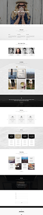 Secret – Elegant Minimal Onepage PSD