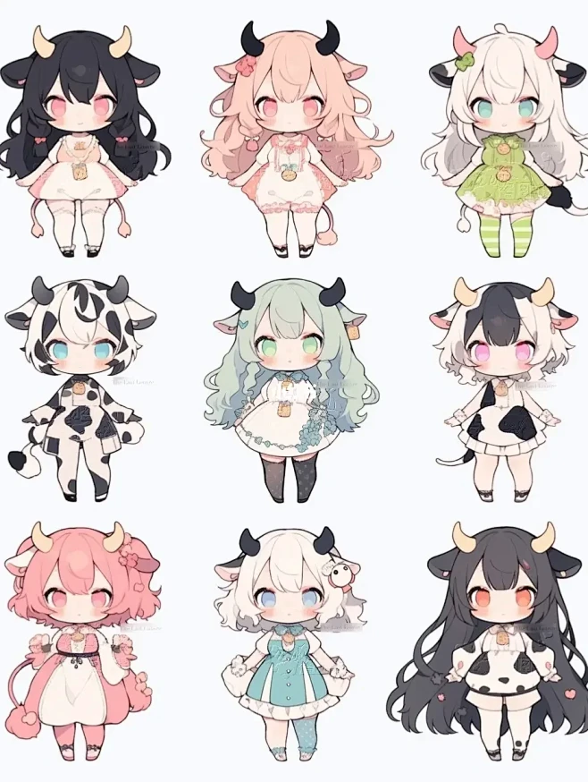 人设｜角色设计牛牛我啊有新衣服穿咯2