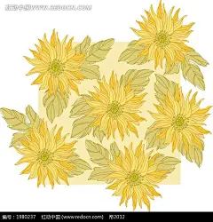 底纹|花朵|矢量素材|手绘绿叶|叶子|手绘海报素材|手绘绿叶素材|手绘绿叶背景|手绘红花绿叶
