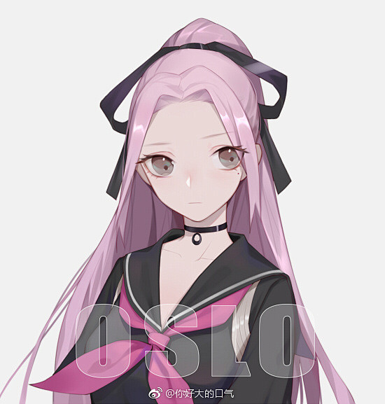少女平涂