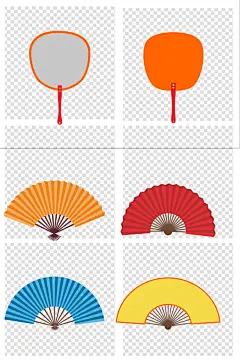 夏季扇子手绘折扇