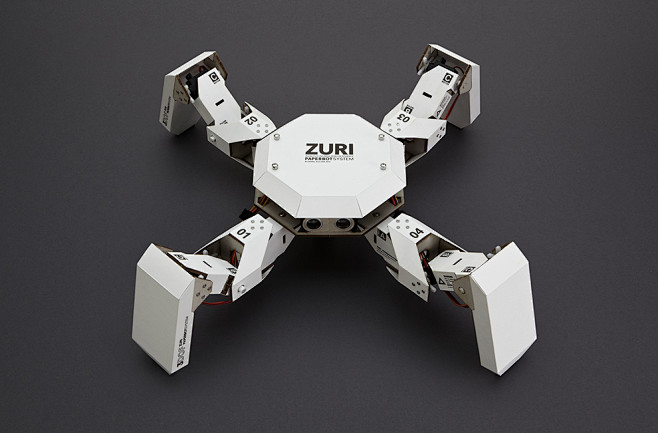 ZURI，一款由纸板做成的可编程有多重组...