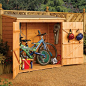 Rowlinson 6 Ft. W x 2.5 Ft. D Wood Storage Shed & Reviews | Wayfair