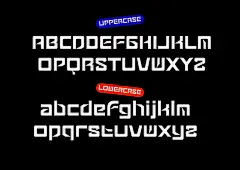 未来派科幻电影海报杂志设计排版科技感英文字体 Gadems - Futuristic Font