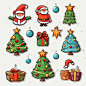 redwolf99is_Stickers_white_background_Christmas_elements_vector_5c14319a-52a6-4ba1-af16-dd8762668a02