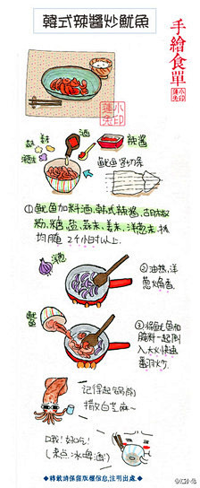 手绘美食制作教程_麻烦制造者joter图...