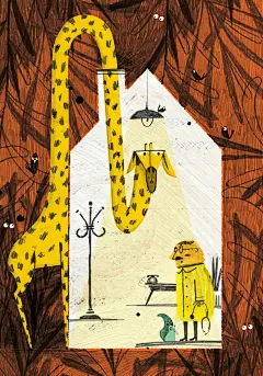 #绘本# 《城市变成了动物园》内页插画丨by Julio Antonio Blasco López ​​​​