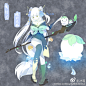 #百绘罗衣#@网易阴阳师手游 青行灯皮肤
【甠（qing）皊（ling）君影】

“你说想听我的故事？”
   ……
“我收获了许多怪谈，自己却变成了潜伏在黑暗中的妖怪……这就是青行灯的怪谈”
...展开全文c