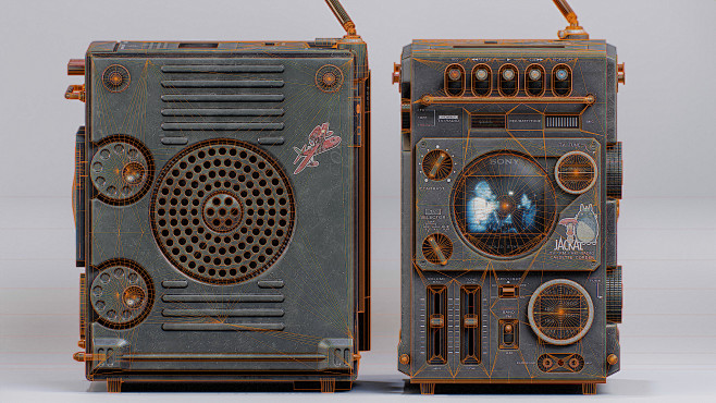 Sony Jackal FX-300 Portable TV/Radio
